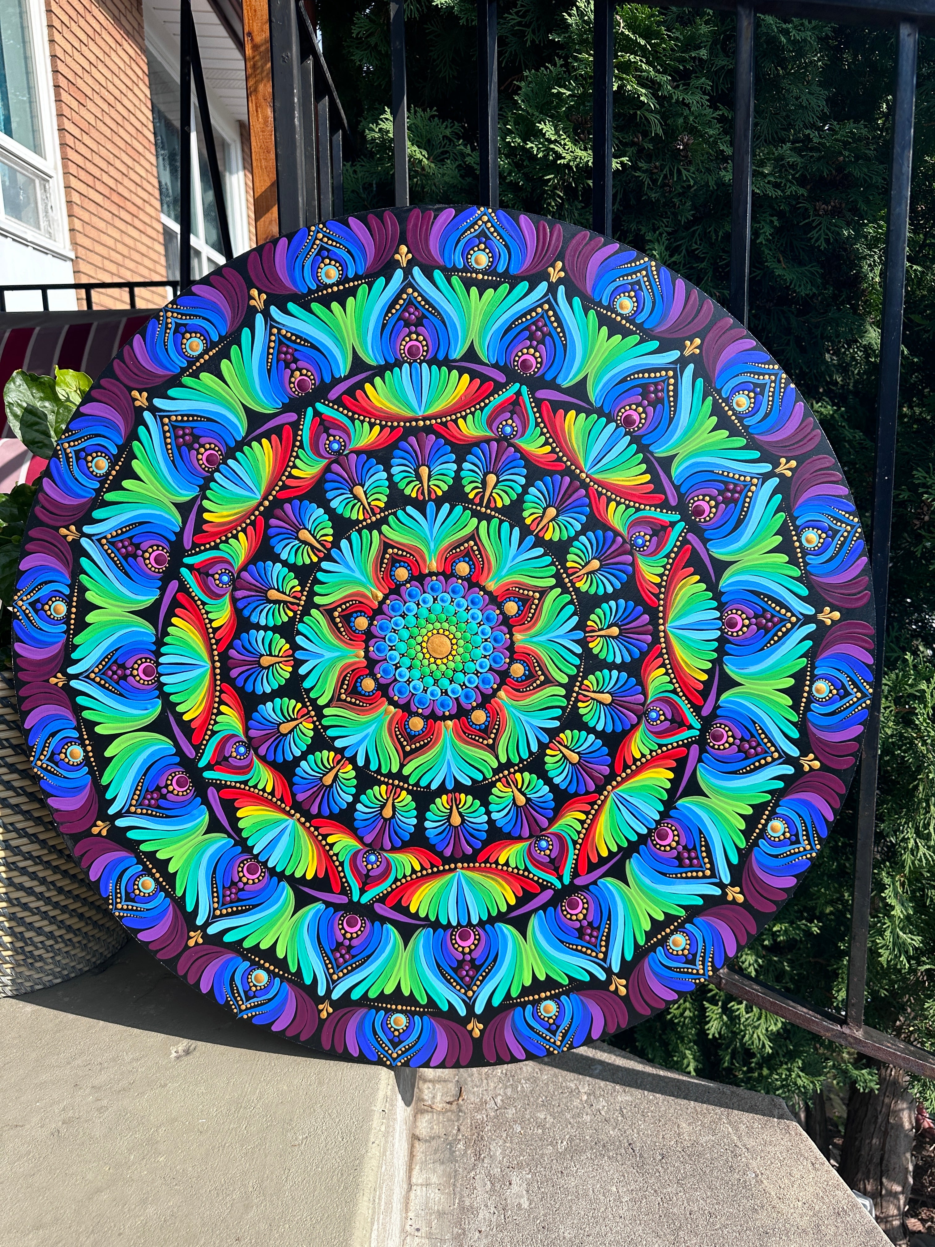 “Peacock bloom”