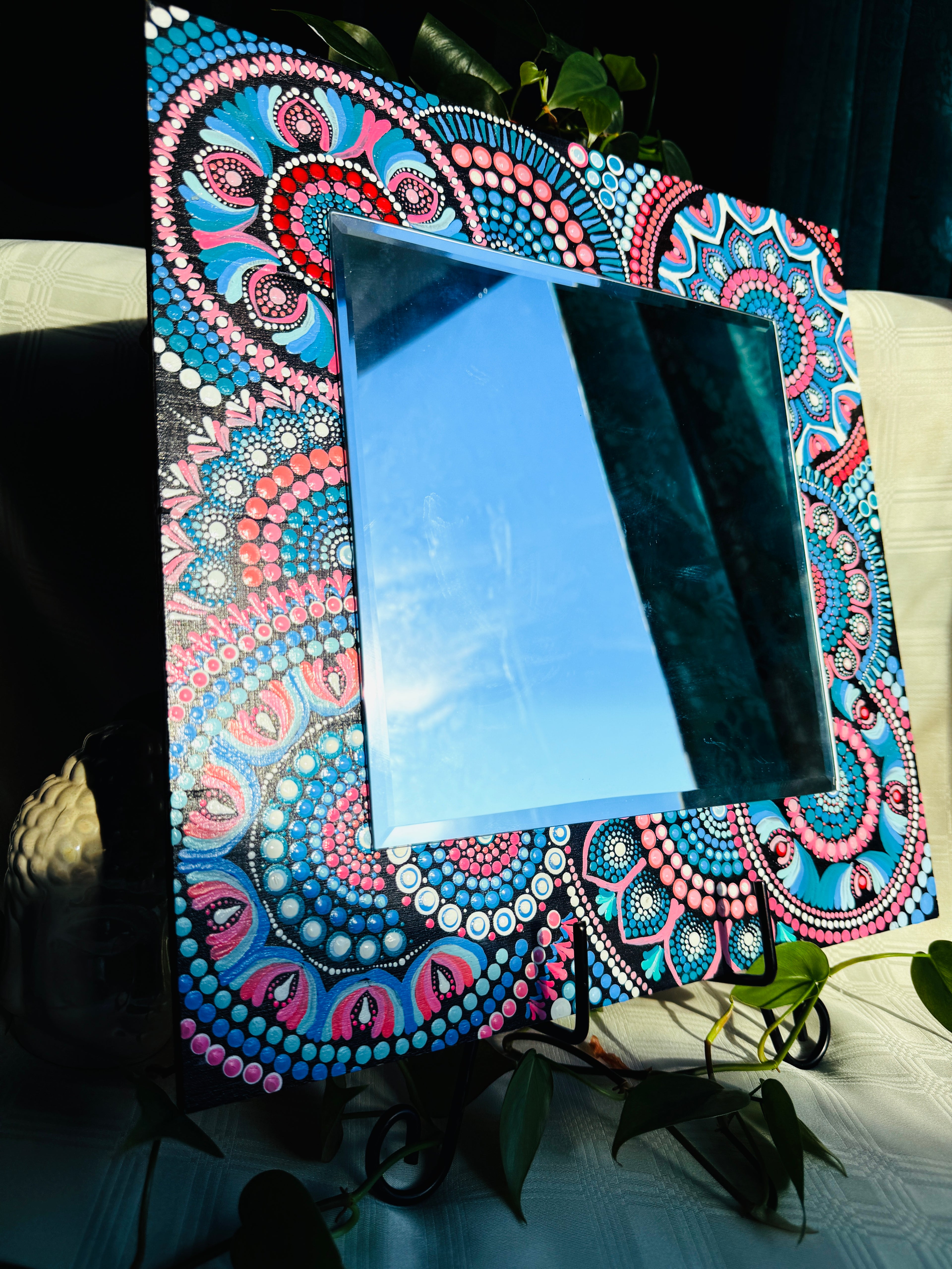 Mandala mirror square