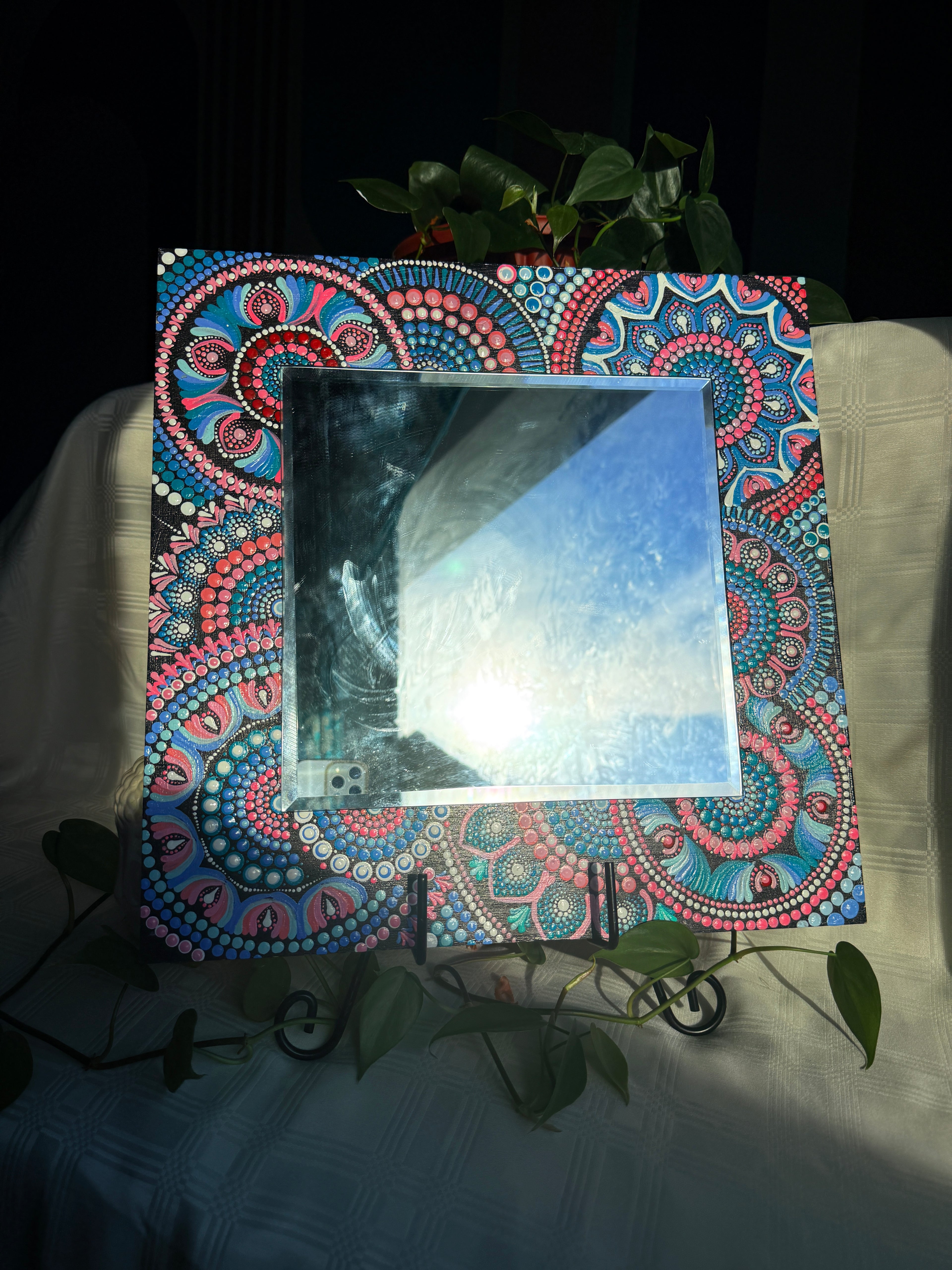 Mandala mirror square