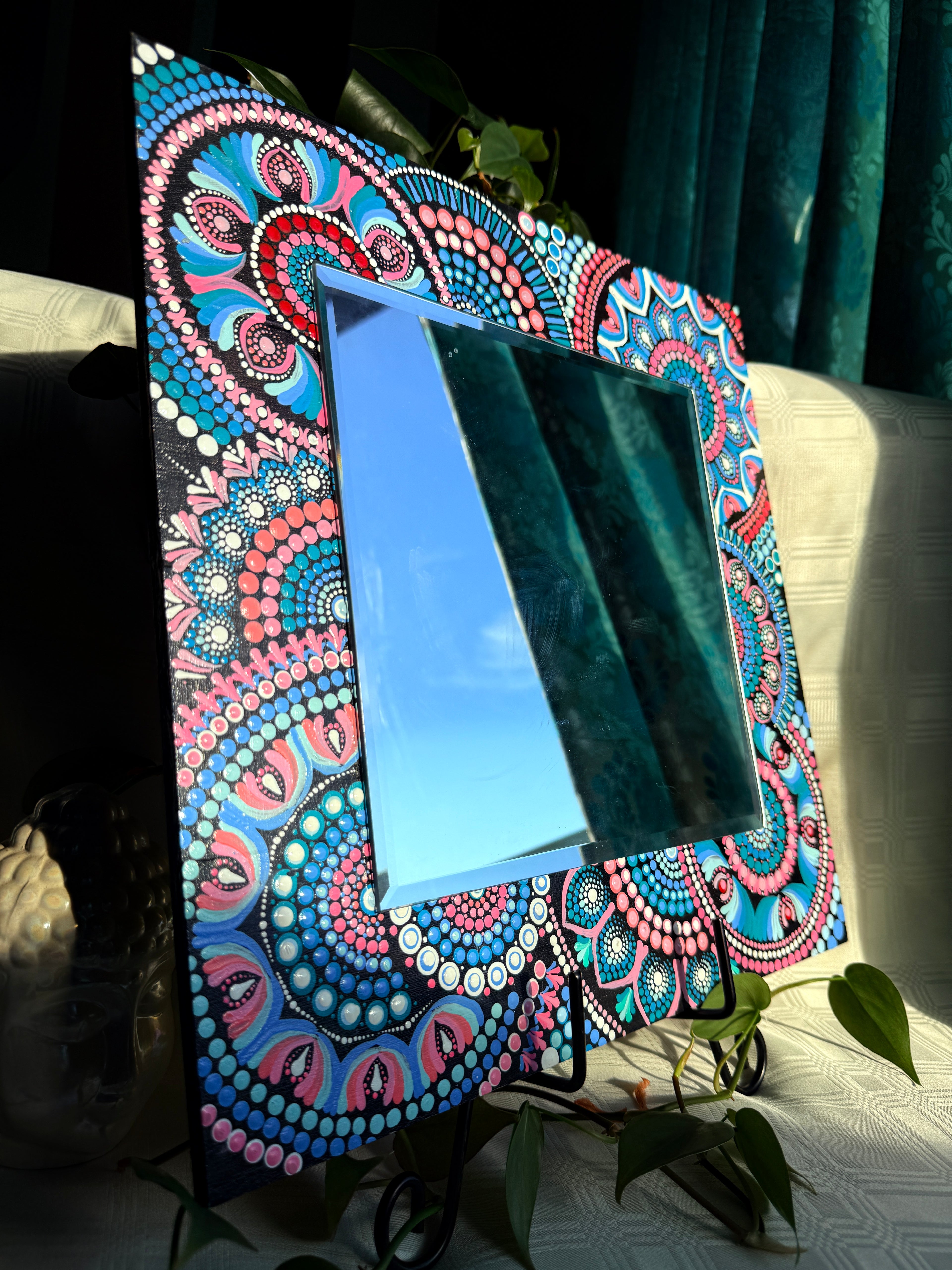 Mandala mirror square