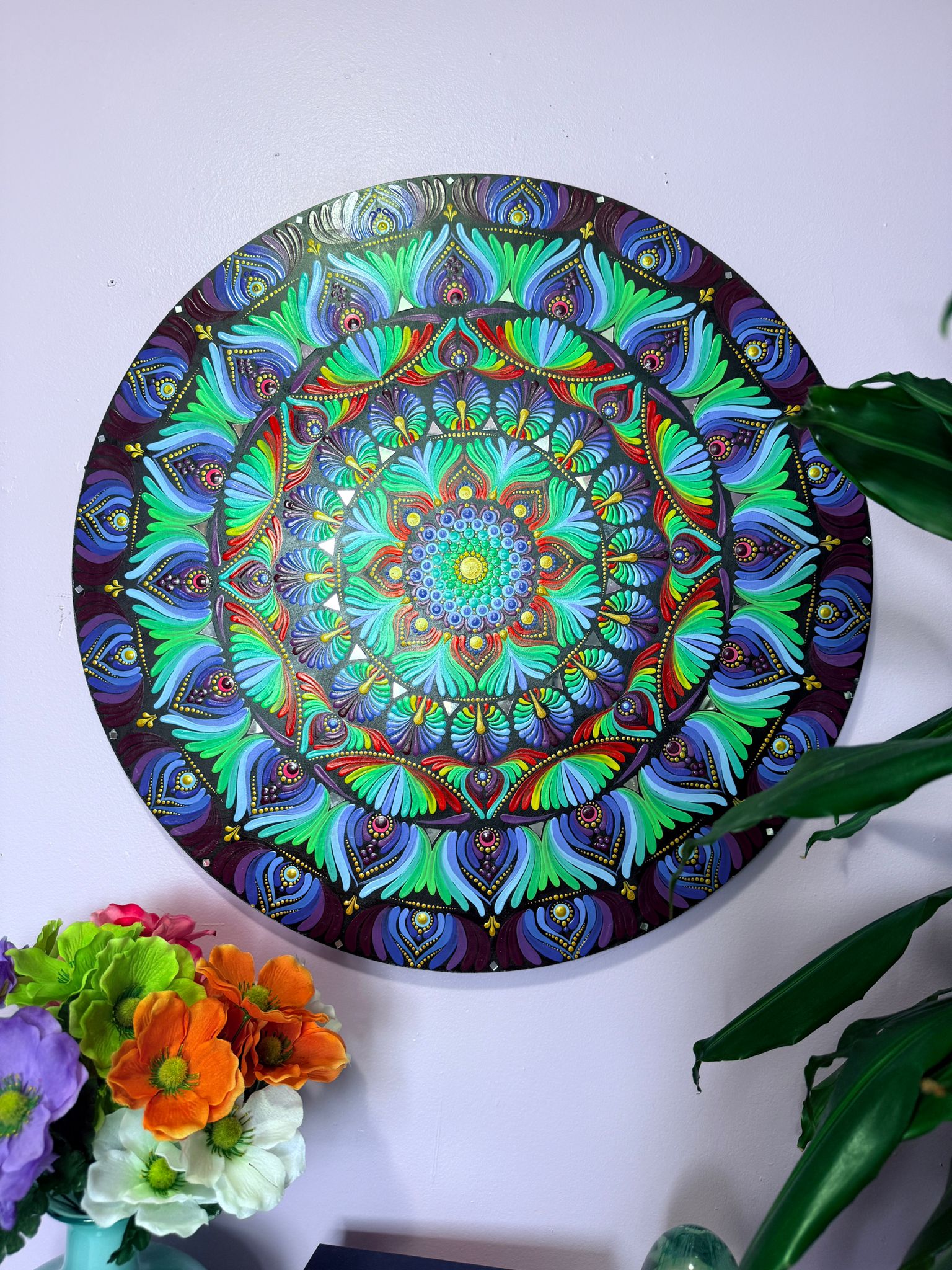 “Peacock bloom”